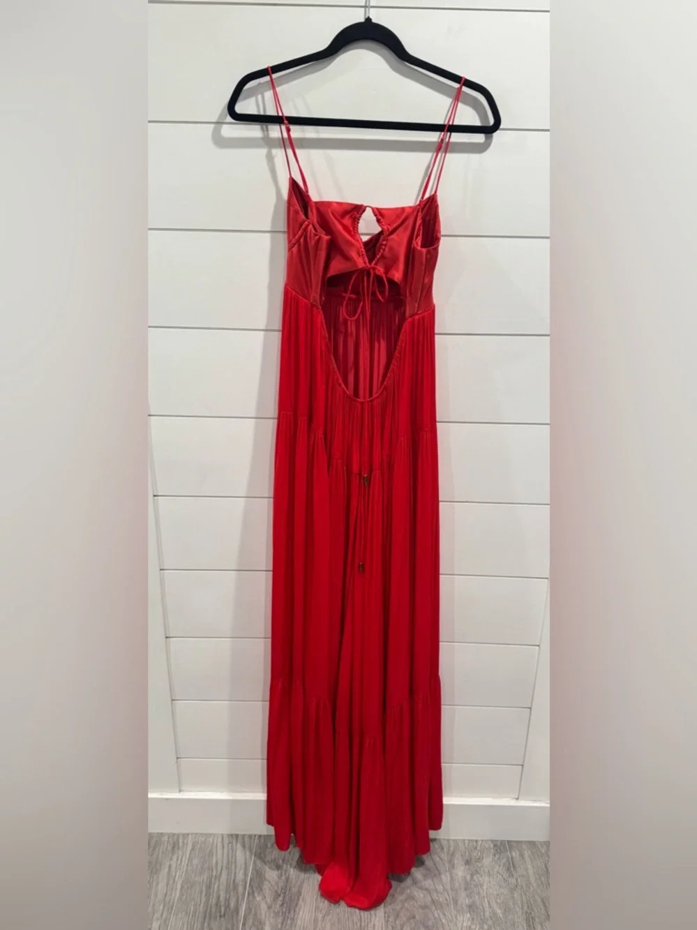 Free People Red Freya bustier Maxi Dress - Picture 8 of 9